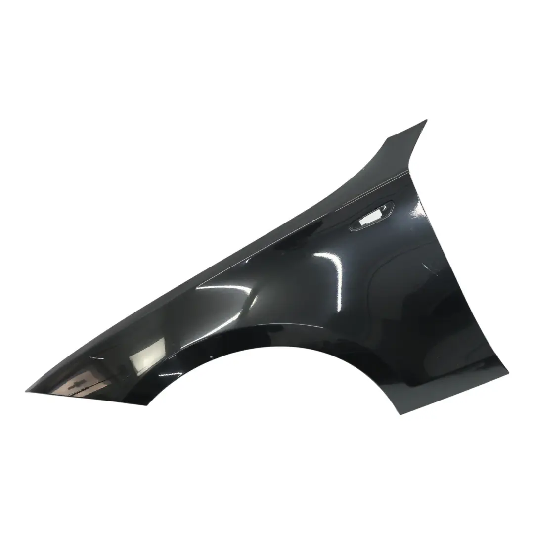 BMW E81 E87 Side Panel Wing Fender Front Left N/S Black Sapphire - 475 - SKU 7133227-BS1 - Part number 7133227