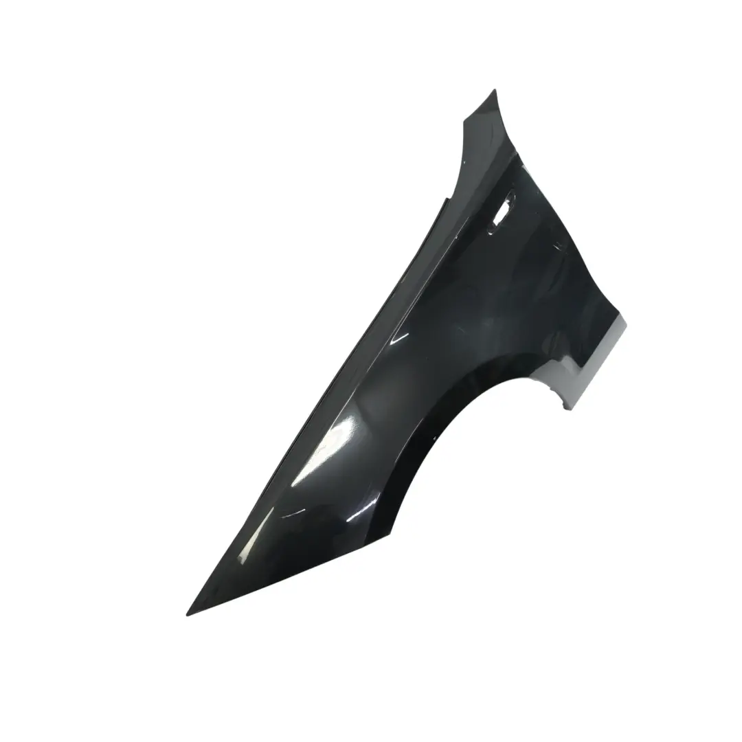 BMW E81 E87 Side Panel Wing Fender Front Left N/S Black Sapphire - 475 - SKU 7133227-BS1 - Part number 7133227