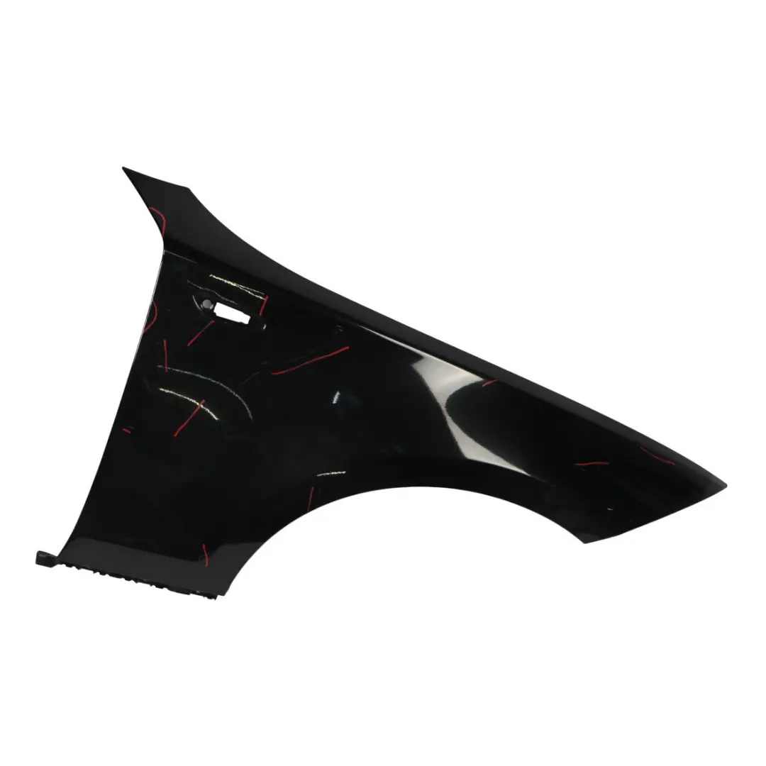 Side Panel Fender Wing Front Right O/S Schwarz 2 Black - 668 to BMW E81 E87 with Part number 7133228 BMW E81 E87 Side Panel Fender Wing Front Right O/S Schwarz 2 Black - 668 - SKU 7133228-SCH - Part number 7133228