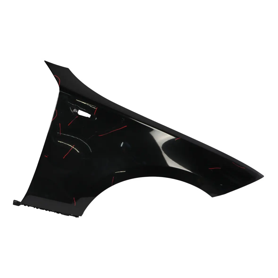 BMW E81 E87 Side Panel Fender Wing Front Right O/S Schwarz 2 Black - 668