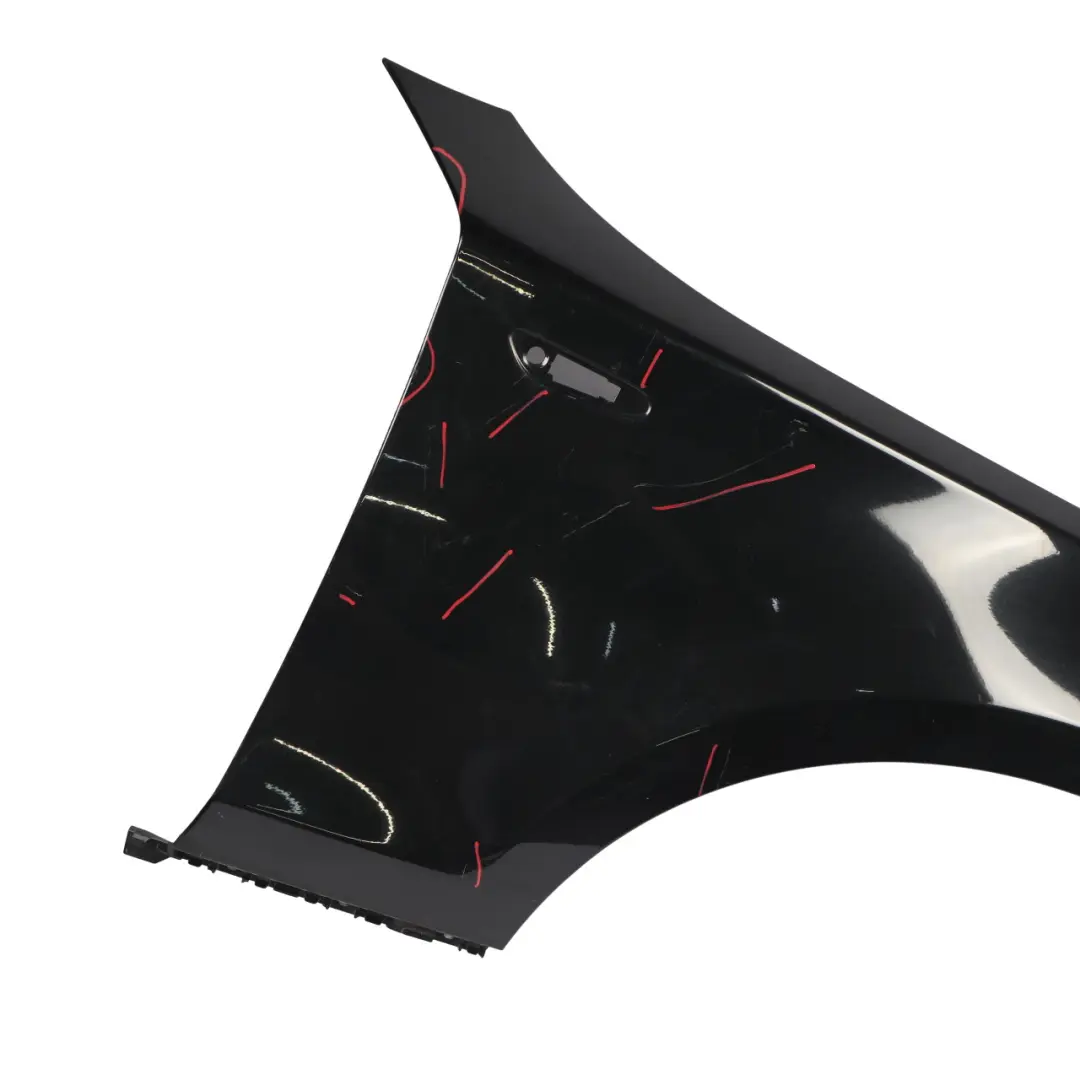Side Panel Fender Wing Front Right O/S Schwarz 2 Black - 668 to BMW E81 E87 with Part number 7133228 BMW E81 E87 Side Panel Fender Wing Front Right O/S Schwarz 2 Black - 668 - SKU 7133228-SCH - Part number 7133228
