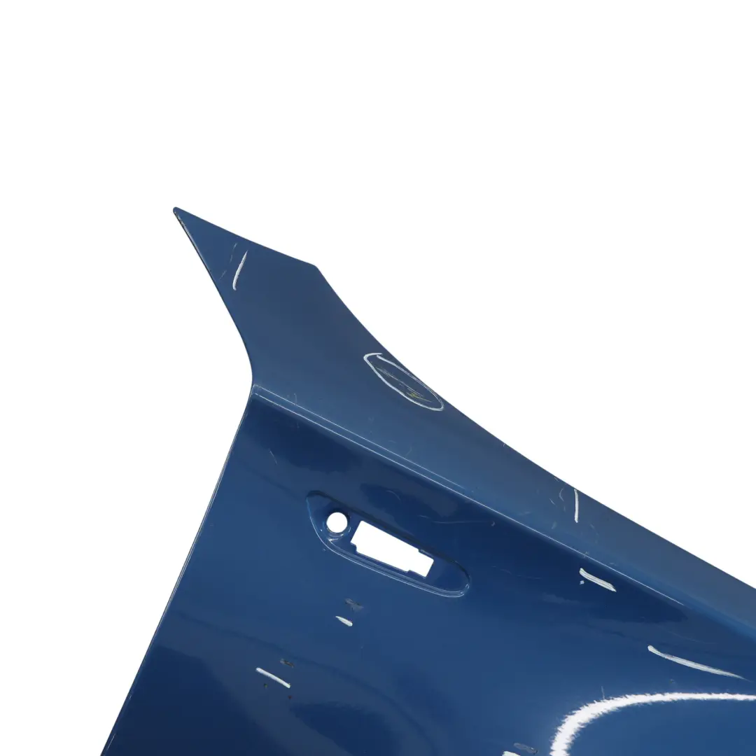 BMW E81 E87 Side Panel Fender Wing Front Right O/S Sydney Blue Metallic - A19 - SKU 7133228-SYD - Part number 7133228