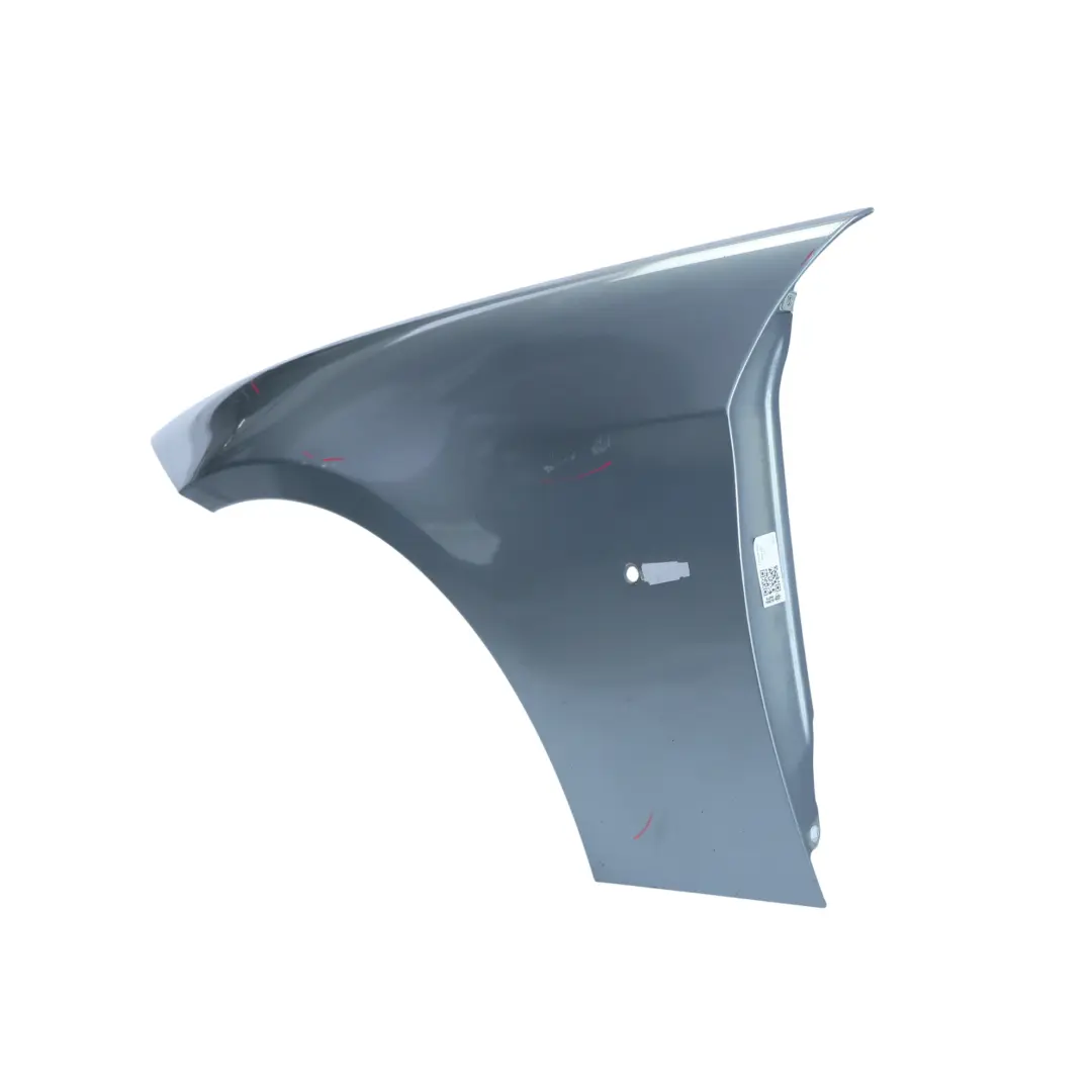 BMW E90 E91 Side Panel Fender Wing Front Left N/S Spacegrau Grey - A52 - SKU 7135679-SCG - Part number 7135679