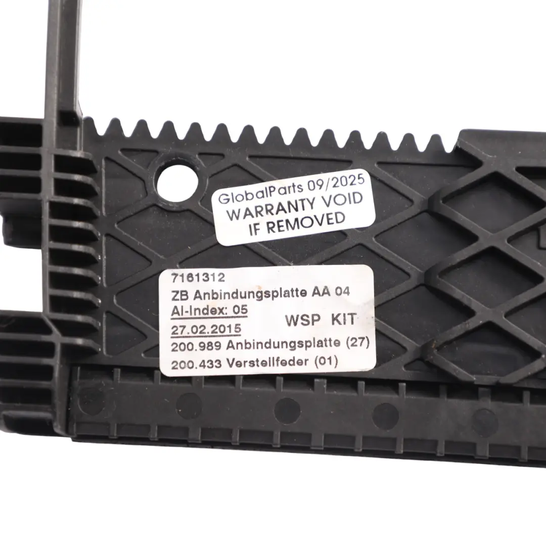 BMW E81 F20 F25 F32 Support Cuisse Siège Avant - SKU 7161312 - Numéro de pièce 7161312