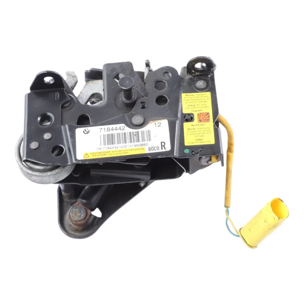 Hood Bonnet Lock Closing System Front Right O/S to BMW F01 F02 F10 F11 with Part number 7184442 BMW F01 F02 F10 F11 Hood Bonnet Lock Closing System Front Right O/S - SKU 7184442-3 - Part number 7184442