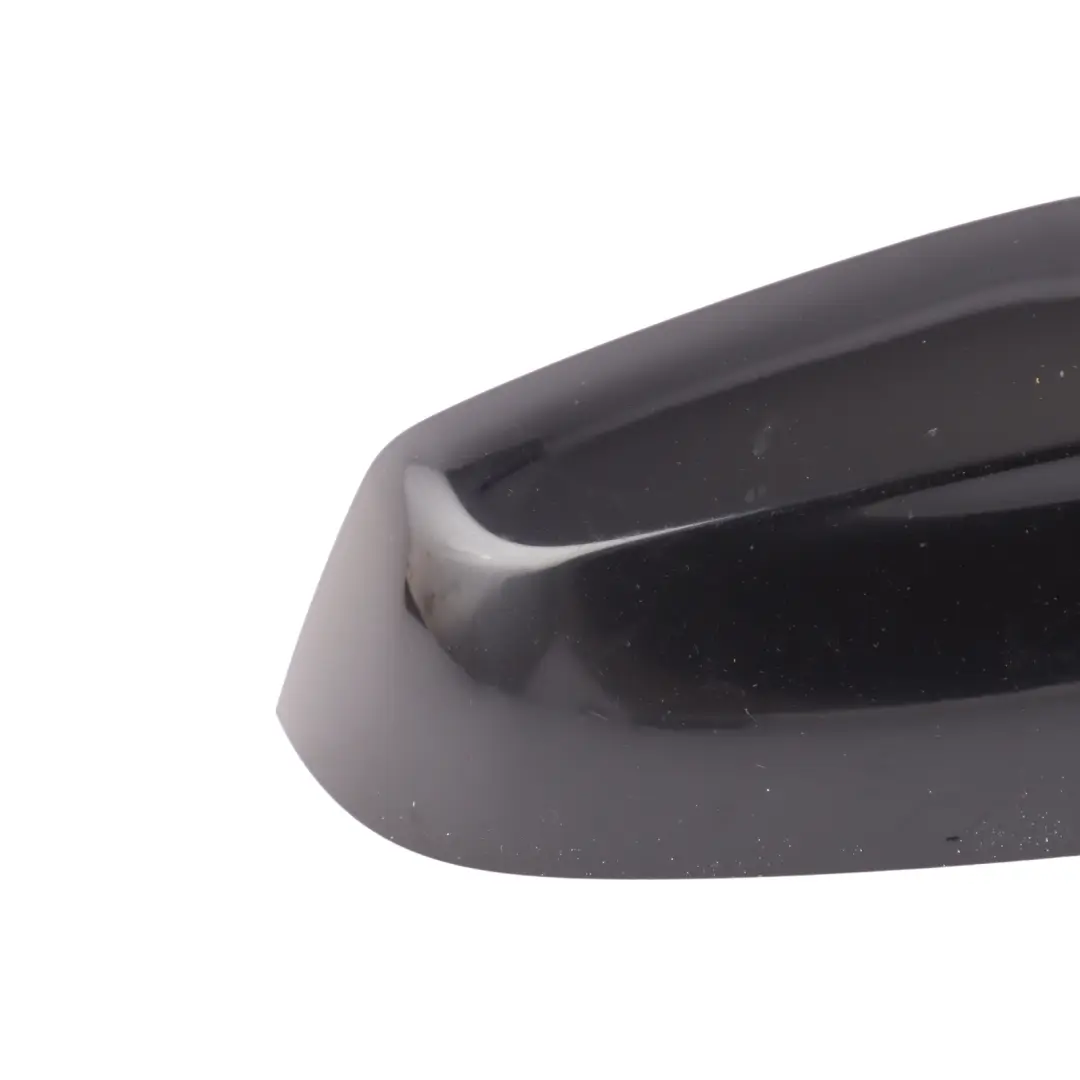 Mirror Cover Cap Trim Right O/S Azurit Black Metallic - S34 to BMW F10 F13 F01 F03 with Part number 7187432 BMW F10 F13 F01 F03 Mirror Cover Cap Trim Right O/S Azurit Black Metallic - S34 - SKU 7187432-AZB - Part number 7187432