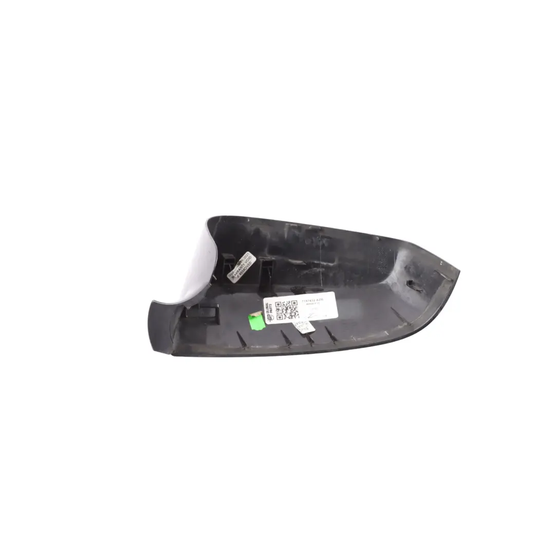 BMW F10 F13 F01 F03 Mirror Cover Cap Trim Right O/S Azurit Black Metallic - S34 - SKU 7187432-AZB - Part number 7187432