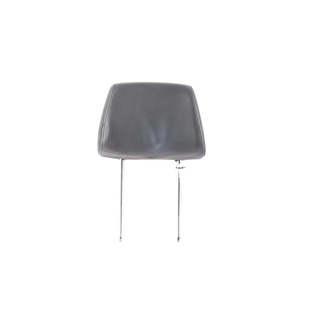 BMW E81 E82 E87 E88 LCI Front Seat Left Right N/O/S Leather Cloth Headrest Black - SKU 7193086 - Part number 7193086