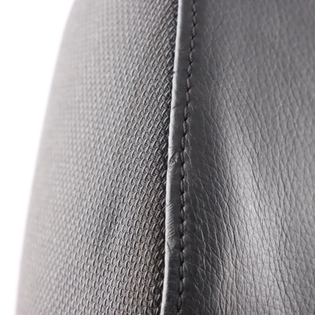 BMW E81 E82 E87 E88 LCI Front Seat Left Right N/O/S Leather Cloth Headrest Black - SKU 7193086 - Part number 7193086