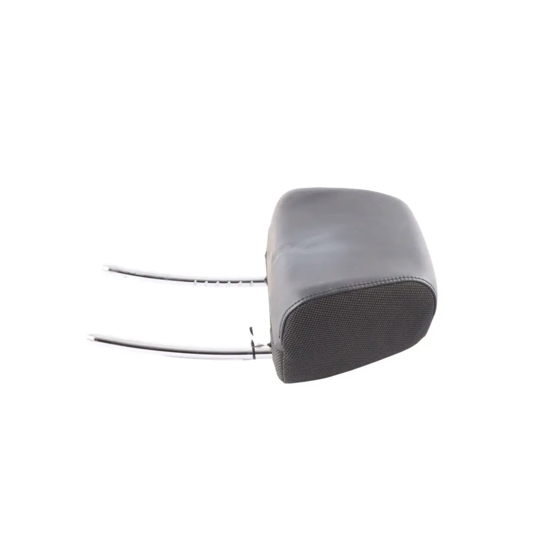 BMW E81 E82 E87 E88 LCI Front Seat Left Right N/O/S Leather Cloth Headrest Black - SKU 7193086 - Part number 7193086