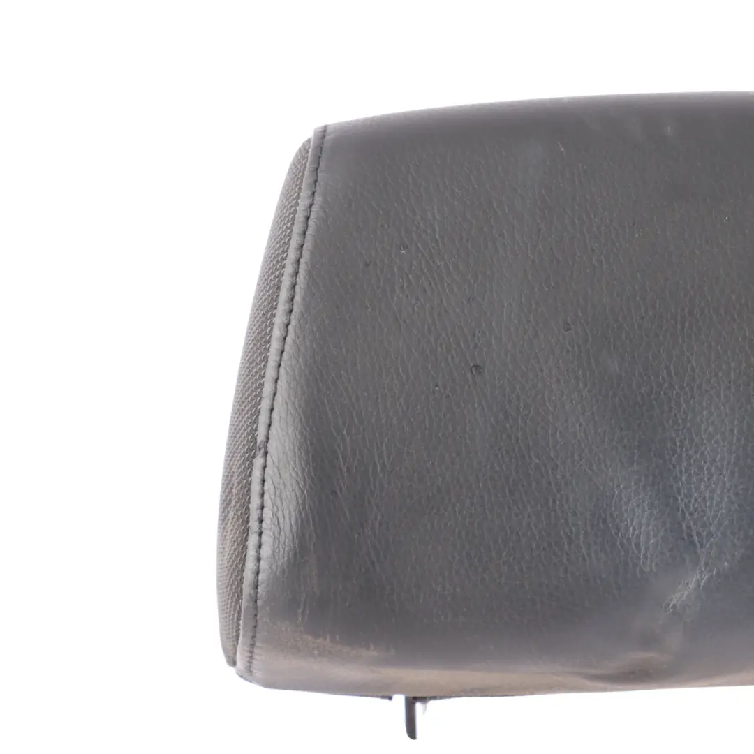 BMW E81 E82 E87 E88 LCI Front Seat Left Right N/O/S Leather Cloth Headrest Black - SKU 7193086 - Part number 7193086