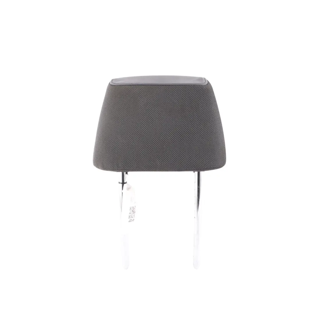 BMW E81 E82 E87 E88 LCI Front Seat Left Right N/O/S Leather Cloth Headrest Black - SKU 7193086 - Part number 7193086