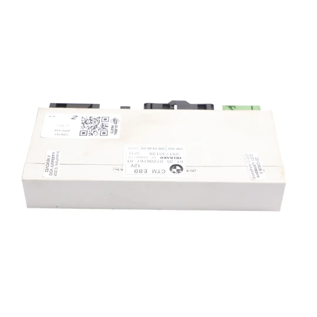 Moduł Sterownik Dachu Składanego ECU do BMW Z4 E89 Cabriolet o numerze 7206761 BMW Z4 E89 Cabriolet Moduł Sterownik Dachu Składanego ECU - SKU 7206761 - Numer Części 7206761