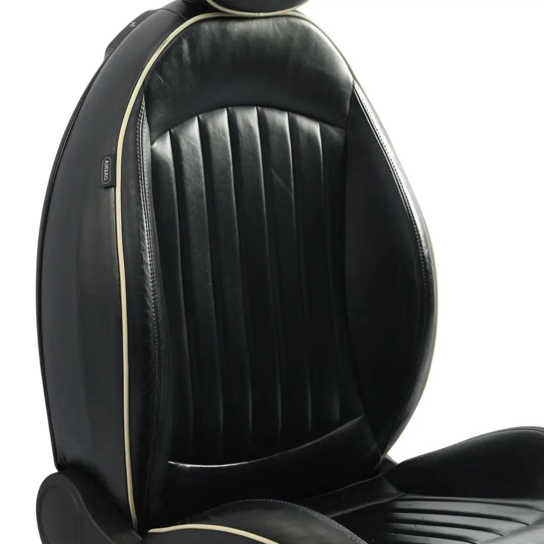 MINI Cooper R55 R56 Fotel Sport Prawy Przód Podgrzewany Czarna Skóra Lounge - SKU 7229550 - Numer Części 7229550
