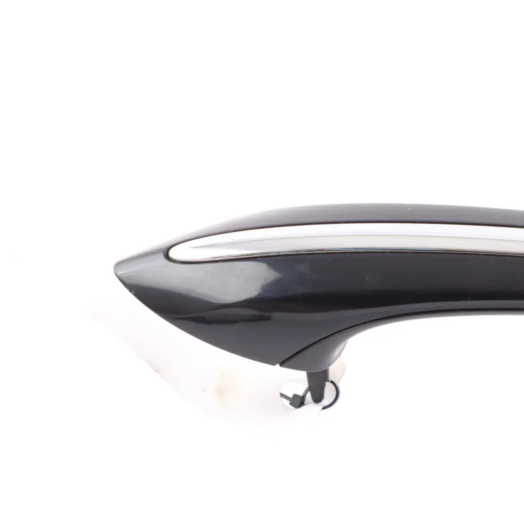 Außen Tür Griff Grab Opener Hinten Links Azurit Schwarz - S34 für BMW F01 F10 mit Teilenummer 7231929 BMW F01 F10 Außen Tür Griff Grab Opener Hinten Links Azurit Schwarz - S34 - SKU 7231929-AZB - Teilenummer 7231929