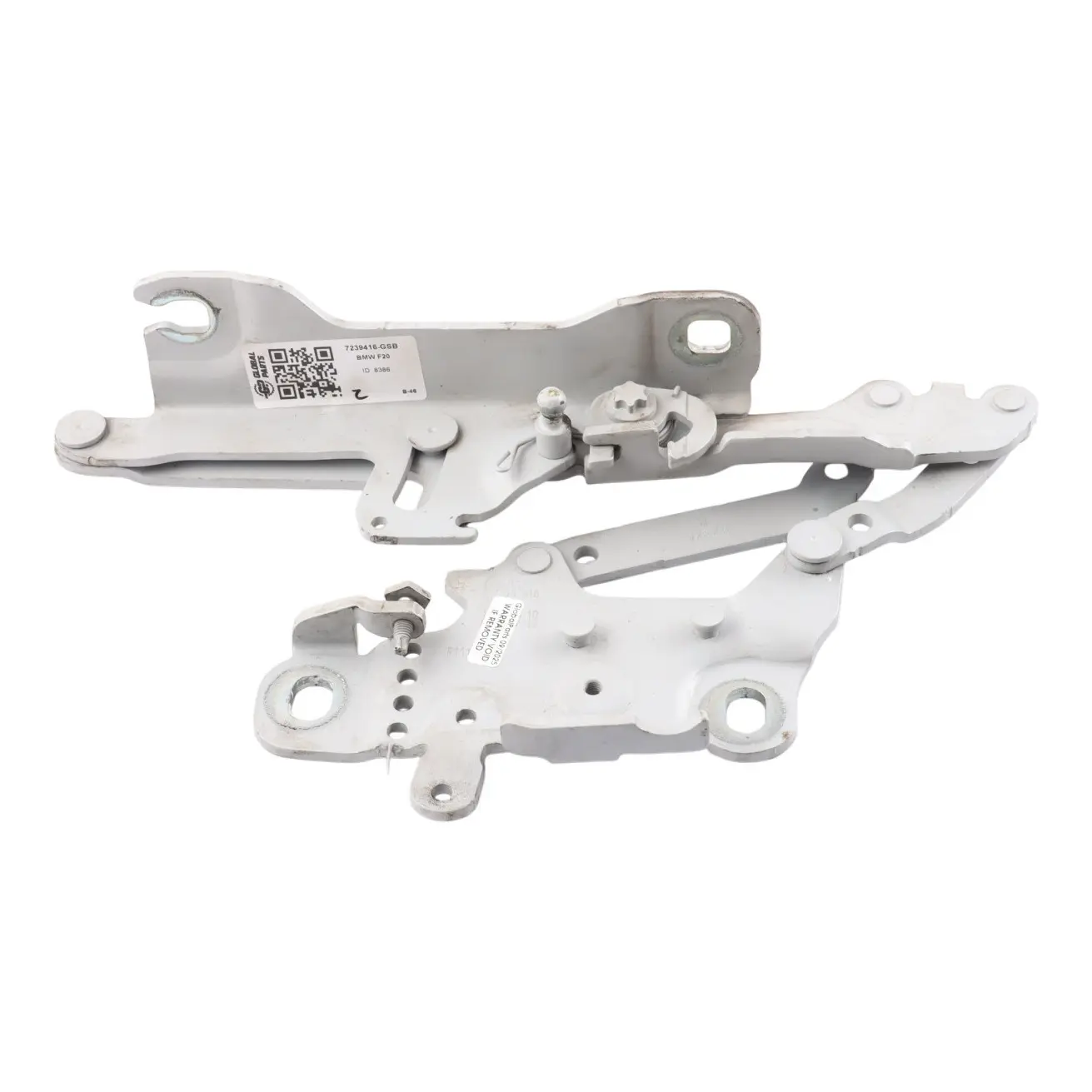 BMW F20 F30 F32 Front Bonnet Hood Hinge Right O/S Glacier Silber Metallic - A83