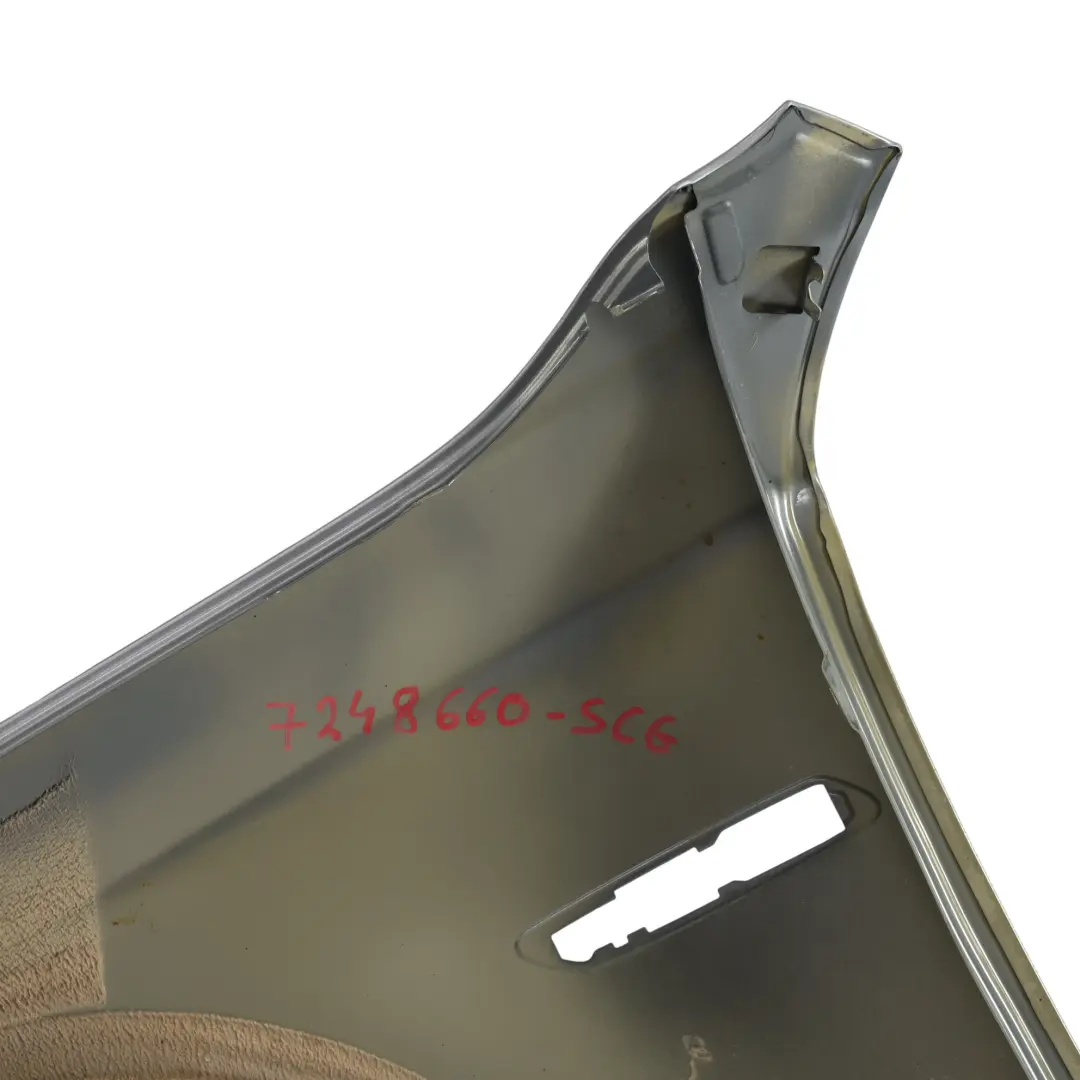 BMW F10 F11 Wing Fender Side Panel Front Right O/S Spacegrau Grey Metallic - A52 - SKU 7248660-SCG - Part number 7248660