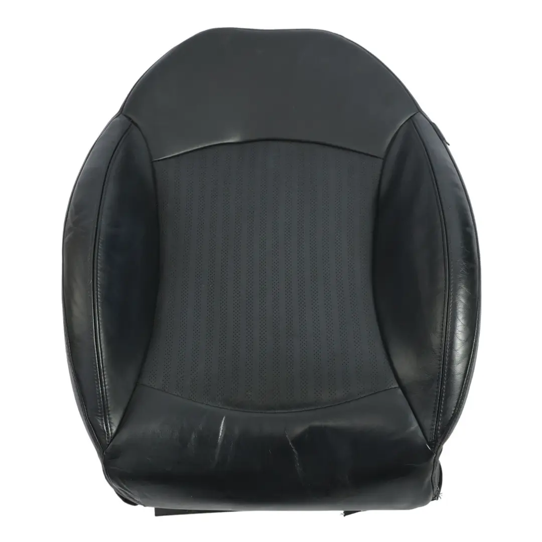 Mini R55 R56 Vorder Sitz Rücken Lehne Abdeckung Sport Leder Carbon Schwarz Links - SKU 7255519-6 - Teilenummer 7255519