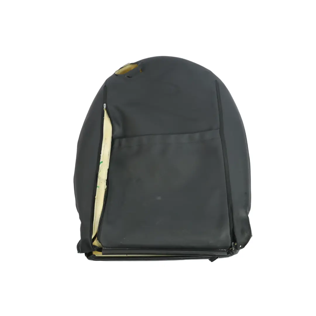 Mini R55 R56 Vorder Sitz Rücken Lehne Abdeckung Sport Leder Carbon Schwarz Links - SKU 7255519-6 - Teilenummer 7255519