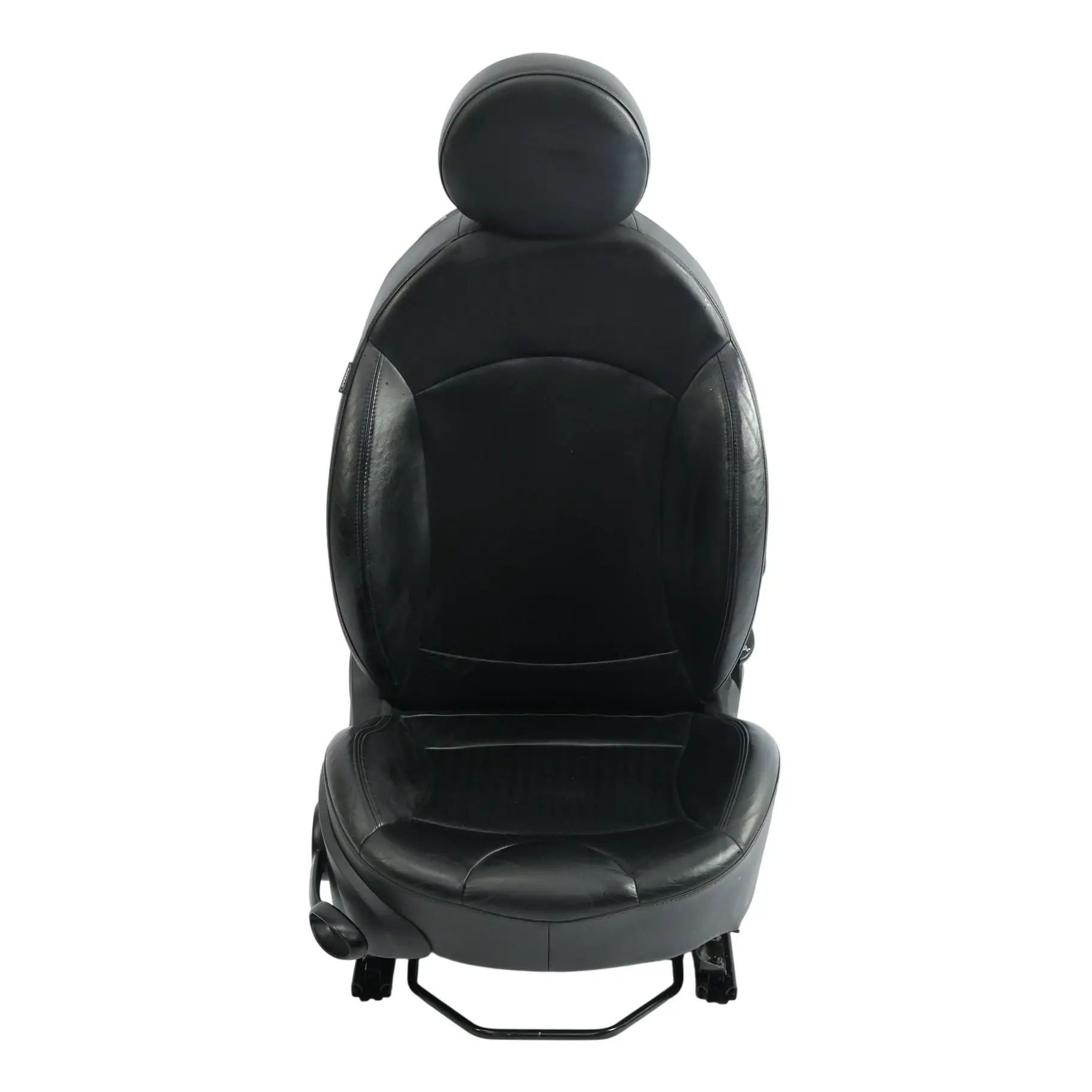 Mini Cooper R55 R56 R57 Front Seat Side Sport Carbon Black Leather Right O/S