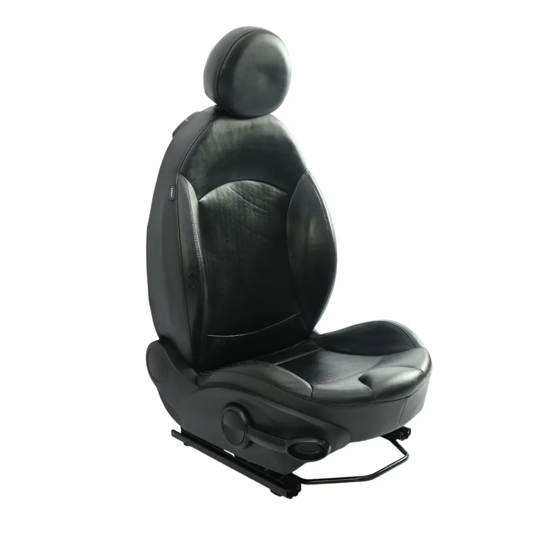  Front Seat Mini Cooper R55 R56 R57 Right O/S Side Sport Carbon Black Leather - SKU 7255520-2 - Part number 7255520