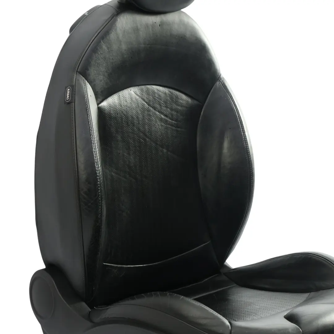  Front Seat Mini Cooper R55 R56 R57 Right O/S Side Sport Carbon Black Leather - SKU 7255520-2 - Part number 7255520