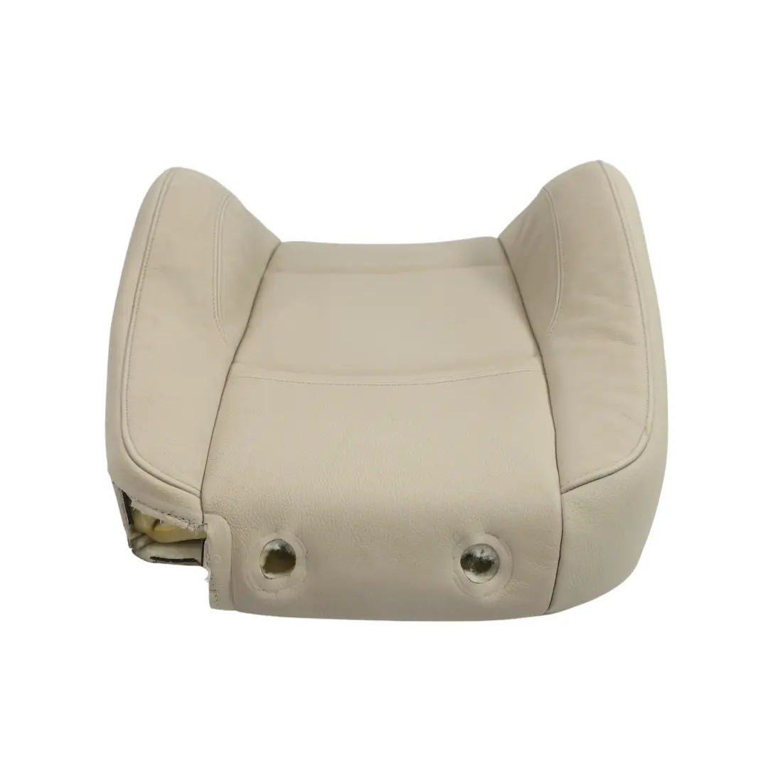 BMW E92 LCI M Sport Front Seat Backrest Cover Heated Oyster Leather Left N/S - SKU 7259145 - Part number 7259145