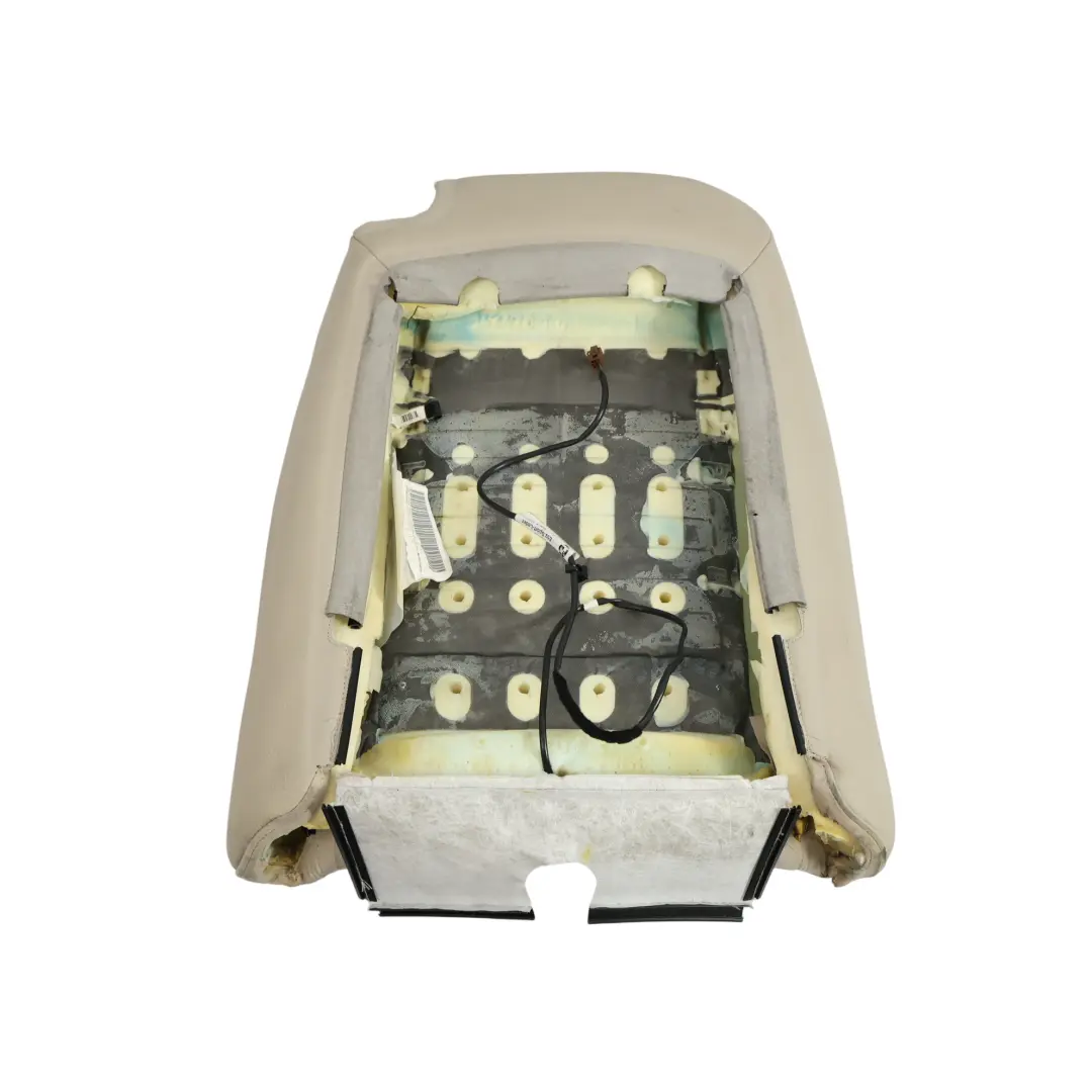 BMW E92 LCI M Sport Front Seat Backrest Cover Heated Oyster Leather Left N/S - SKU 7259145 - Part number 7259145