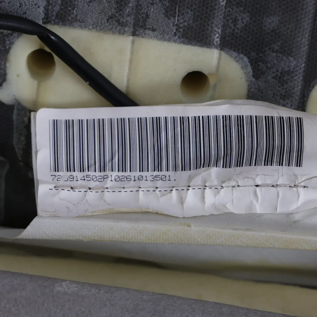 BMW E92 LCI M Sport Front Seat Backrest Cover Heated Oyster Leather Left N/S - SKU 7259145 - Part number 7259145