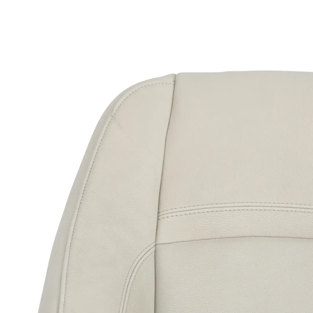 BMW E92 LCI M Sport Front Seat Backrest Cover Heated Oyster Leather Left N/S - SKU 7259145 - Part number 7259145