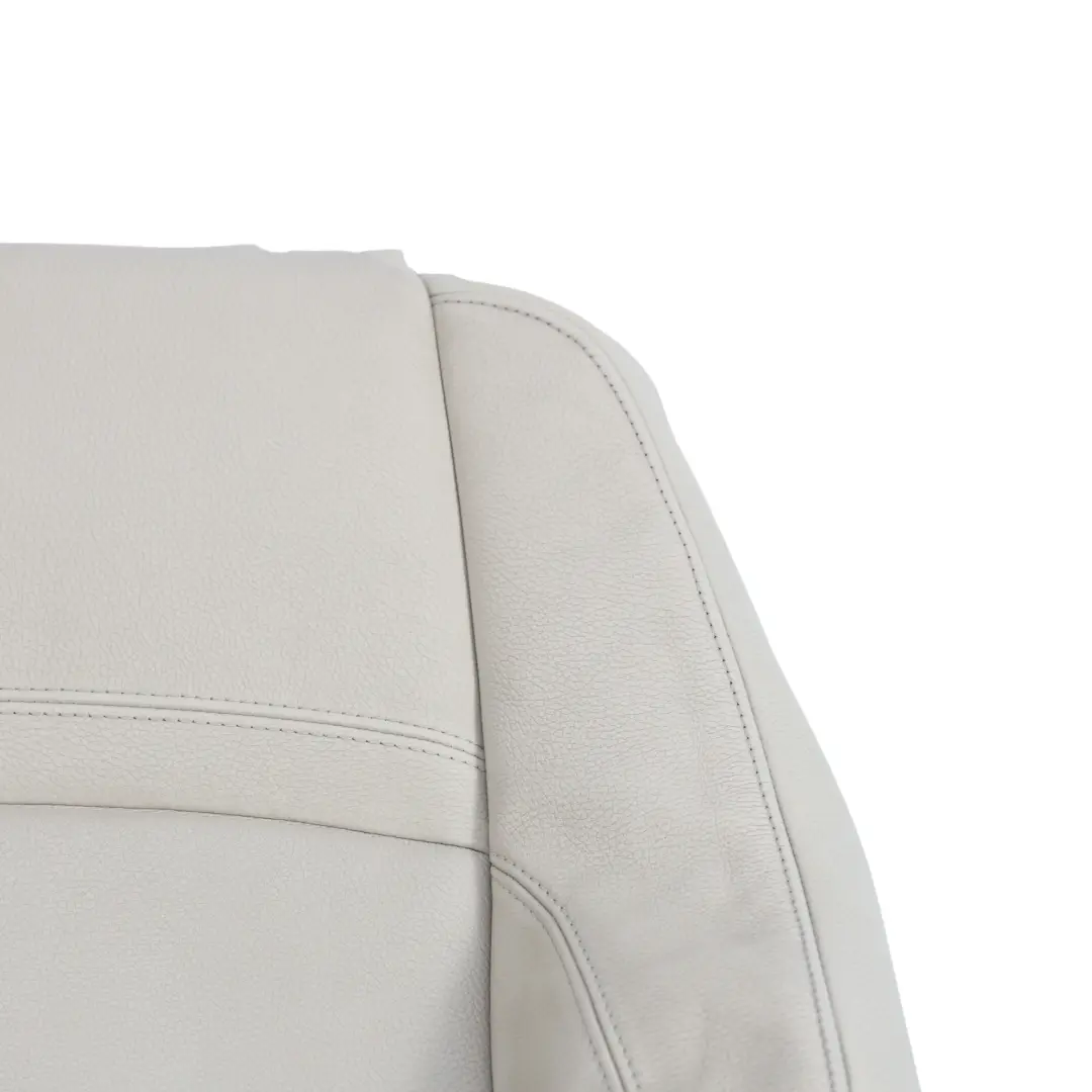 BMW E92 LCI M Sport Front Seat Backrest Cover Heated Oyster Leather Left N/S - SKU 7259145 - Part number 7259145