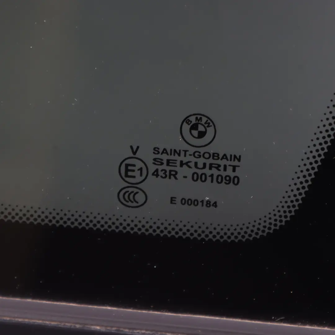 BMW F31 Touring Rear Right O/S Side Window Black Tinted Glass - SKU 7259248-3 - Part number 7259248