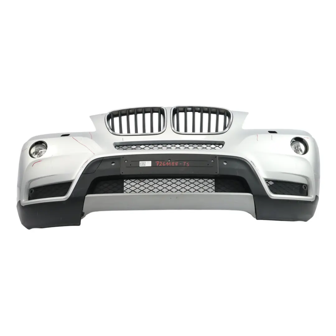 Zderzak Przedni Titansilber Srebrny Metalik - 354 do BMW X3 F25 o numerze 7261188 BMW X3 F25 Zderzak Przedni Titansilber Srebrny Metalik - 354 - SKU 7261188-TS - Numer Części 7261188