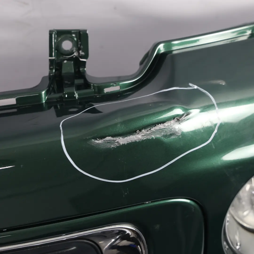 Mini R55 R56 LCI Front Bumper Complete Trim Panel British Racing Green II - B22 - SKU 7268746-BRGII - Part number 7268746