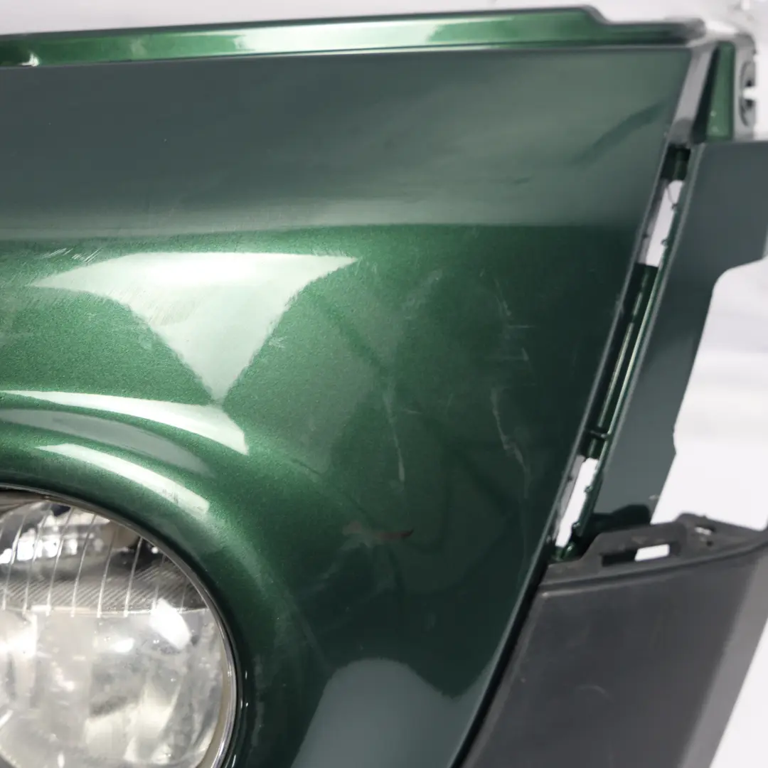 Mini R55 R56 LCI Front Bumper Complete Trim Panel British Racing Green II - B22 - SKU 7268746-BRGII - Part number 7268746