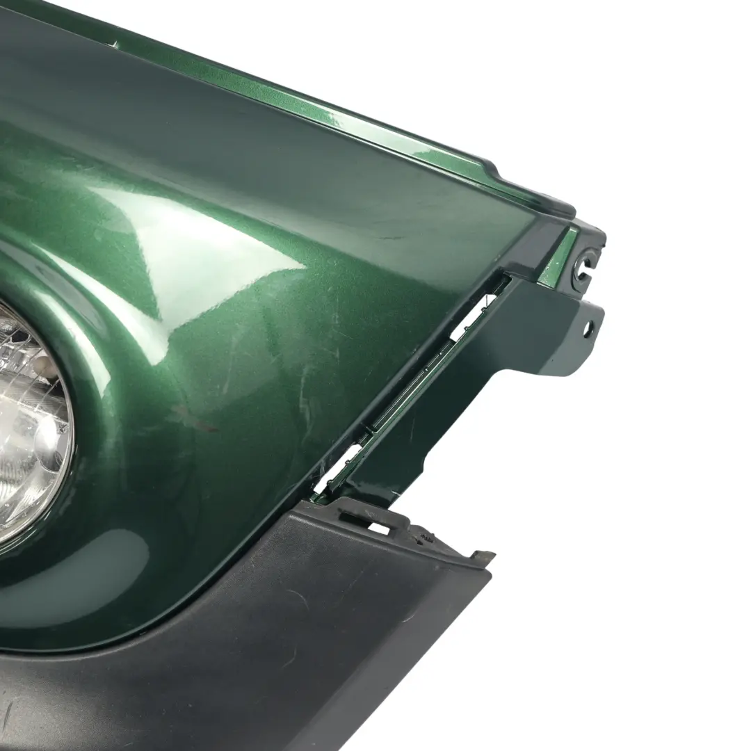 Mini R55 R56 LCI Front Bumper Complete Trim Panel British Racing Green II - B22 - SKU 7268746-BRGII - Part number 7268746