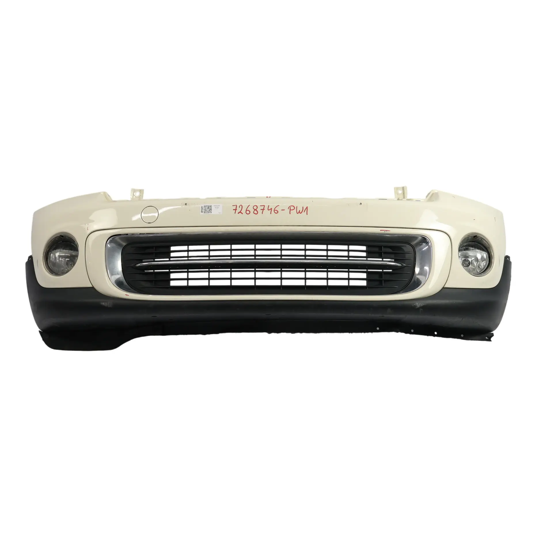 Mini R55 R56 LCI Front Bumper Trim Panel Pepper White - 850
