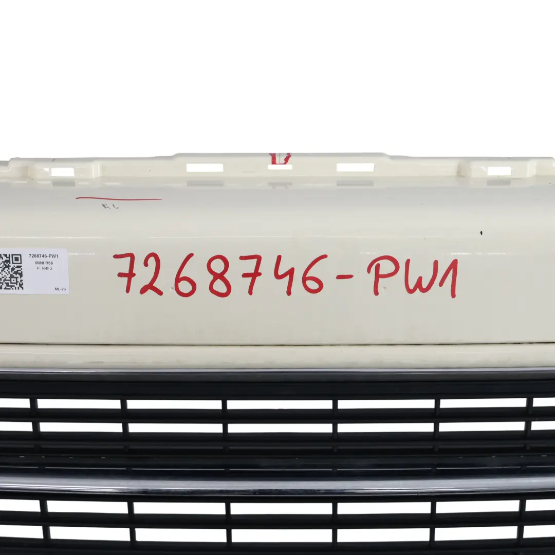 Mini R55 R56 LCI Front Bumper Trim Panel Pepper White - 850 - SKU 7268746-PW1 - Part number 7268746