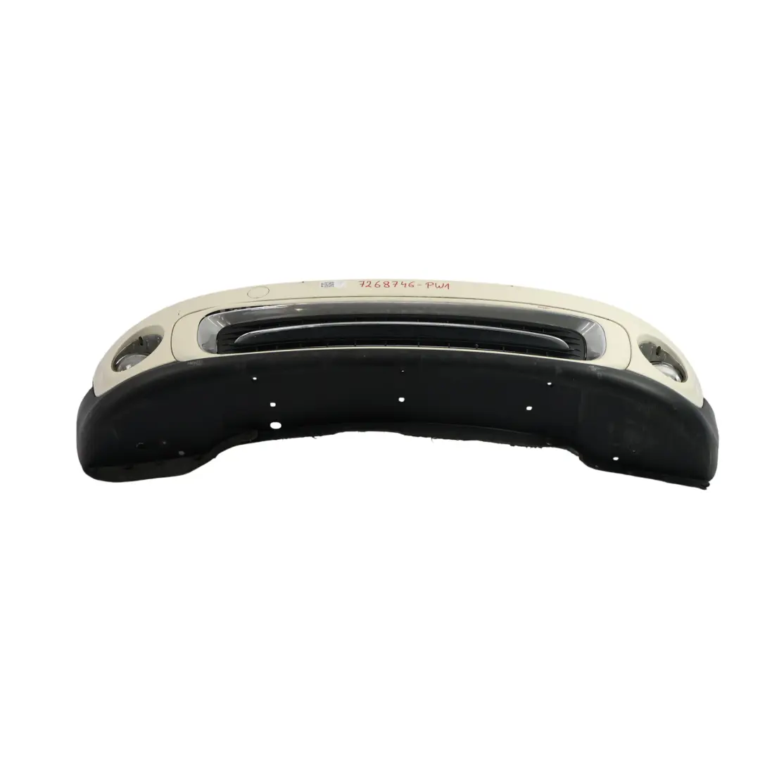 Mini R55 R56 LCI Front Bumper Trim Panel Pepper White - 850 - SKU 7268746-PW1 - Part number 7268746