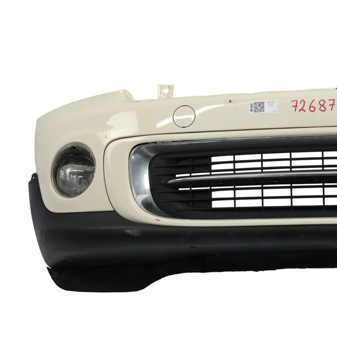 Mini R55 R56 LCI Front Bumper Trim Panel Pepper White - 850 - SKU 7268746-PW1 - Part number 7268746