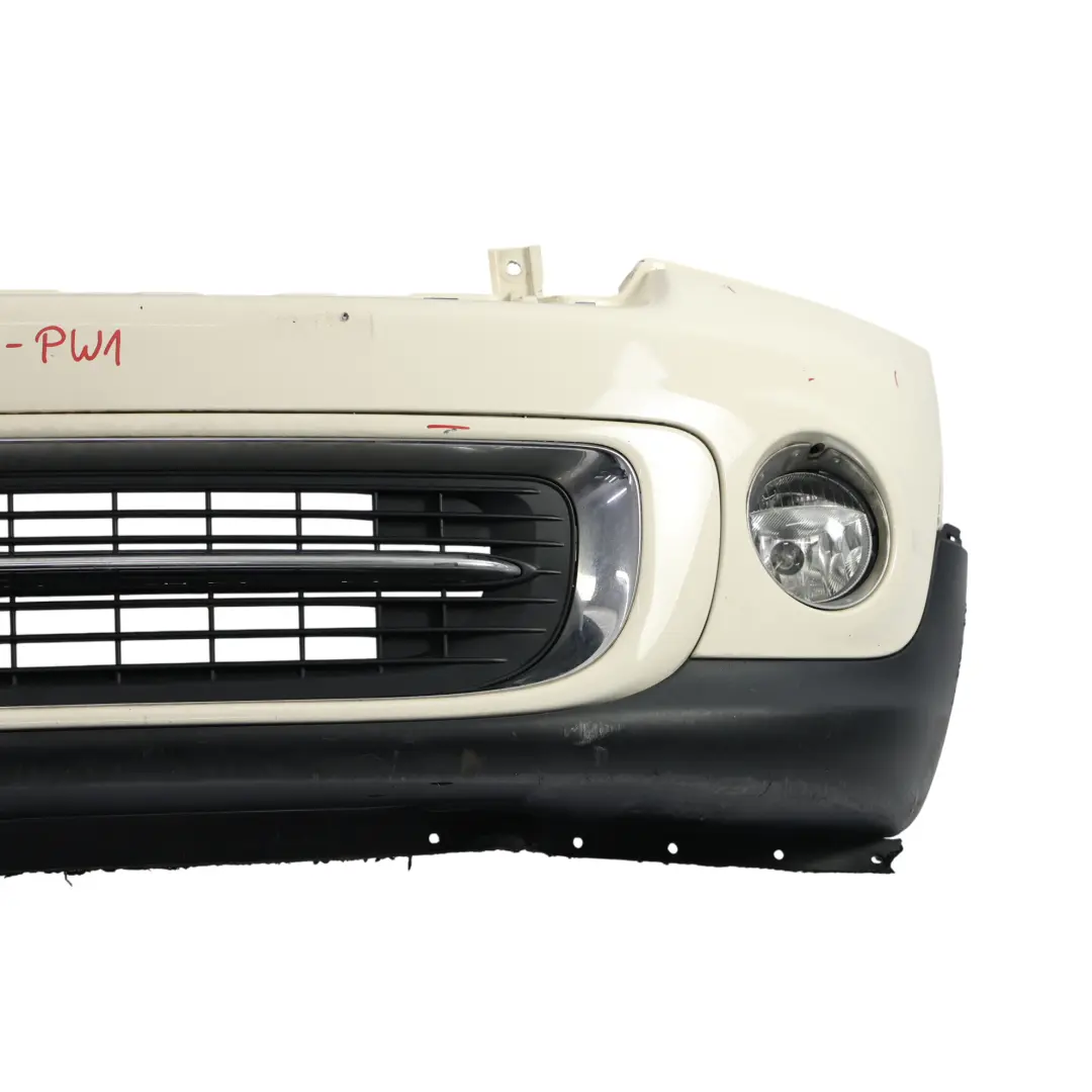 Front Bumper Trim Panel Pepper White - 850 to Mini R55 R56 LCI with Part number 7268746 Mini R55 R56 LCI Front Bumper Trim Panel Pepper White - 850 - SKU 7268746-PW1 - Part number 7268746