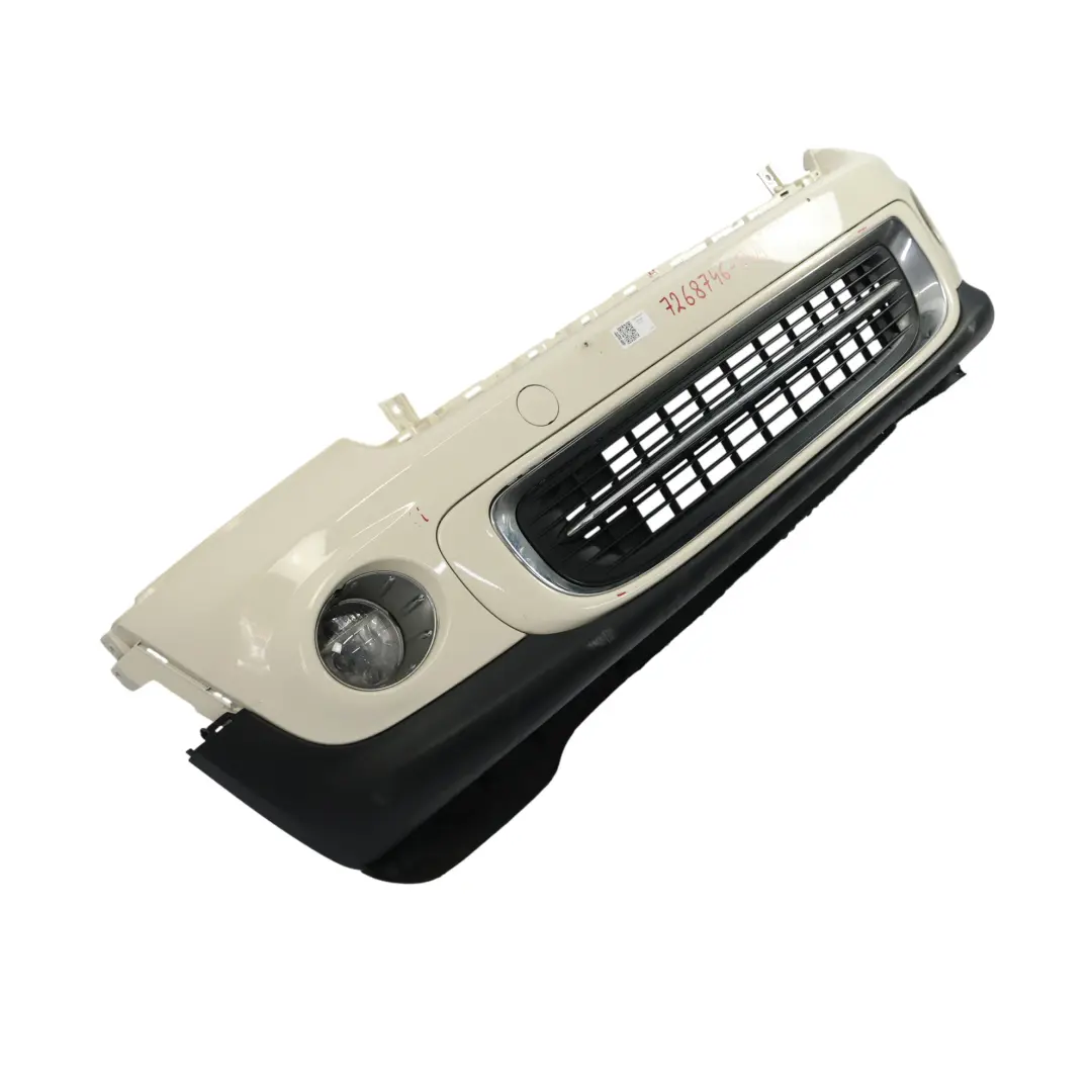 Front Bumper Trim Panel Pepper White - 850 to Mini R55 R56 LCI with Part number 7268746 Mini R55 R56 LCI Front Bumper Trim Panel Pepper White - 850 - SKU 7268746-PW1 - Part number 7268746