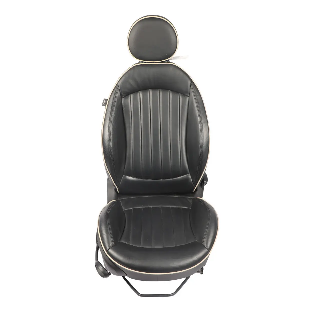 Vorne Sport Sitz Mini R55 R56 Rechte Seite Beheizt Schwarz Leder Lounge