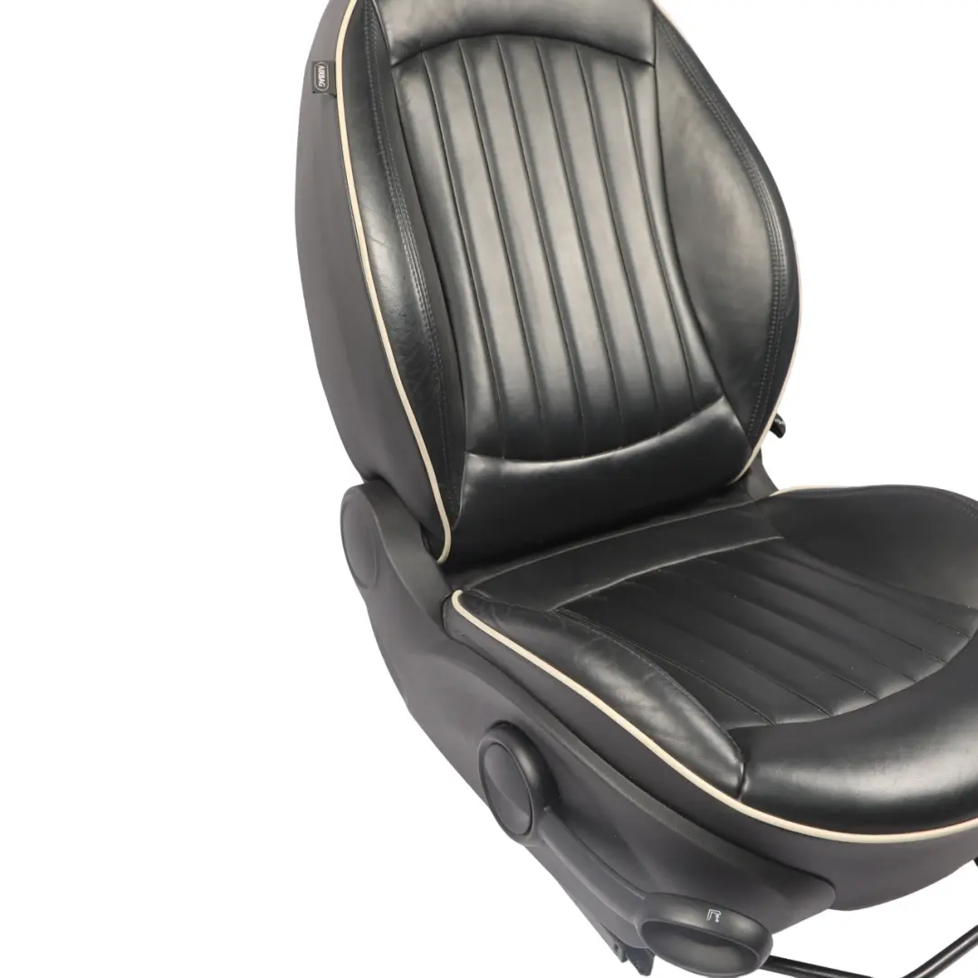 Mini R55 R56 Front Sport Seat Right O/S Heated Black Leather Lounge - SKU 7270234-1 - Part number 7270234