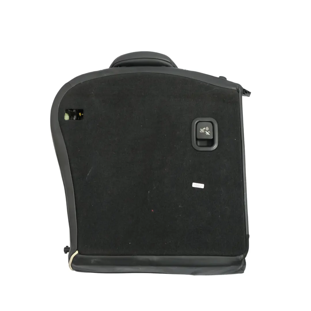 Mini Cooper R55 R56 Rear Back Seat Backrest Left N/S Black Leather - SKU 7270395 - Part number 7270395