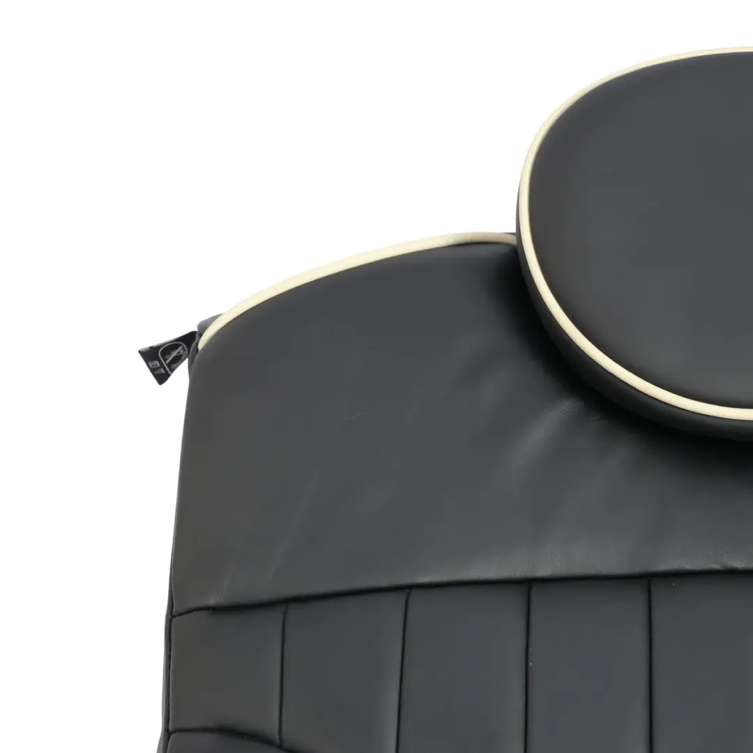 Mini R55 R56 Rear Back Seat Backrest Left N/S Black Leather - SKU 7270395 - Part number 7270395