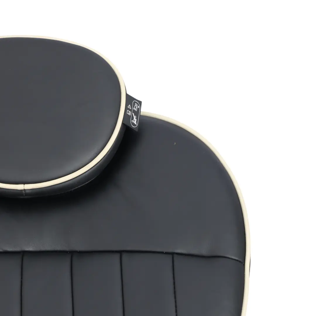 Mini Cooper R55 R56 Rear Back Seat Backrest Left N/S Black Leather - SKU 7270395 - Part number 7270395
