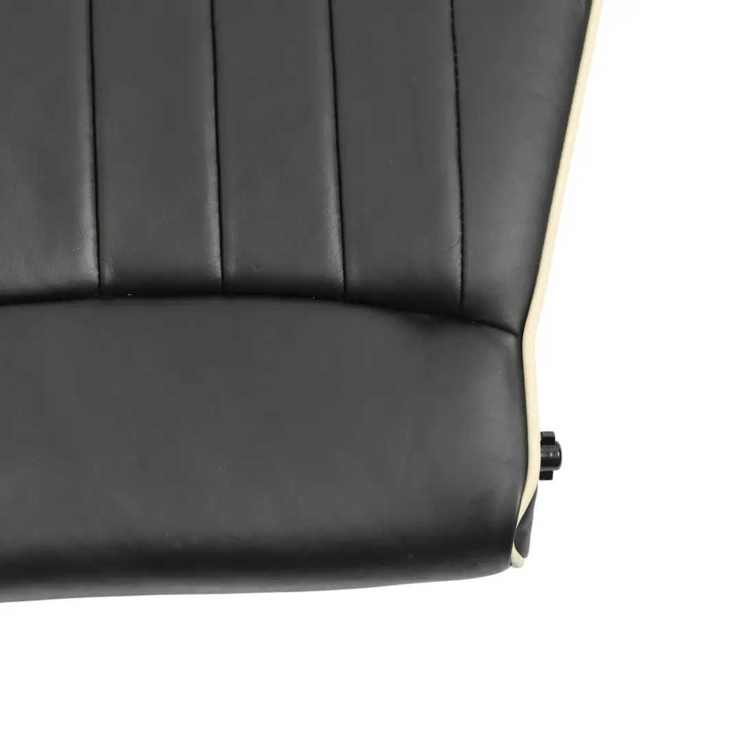 Mini Cooper R55 R56 Rear Back Seat Backrest Left N/S Black Leather - SKU 7270395 - Part number 7270395