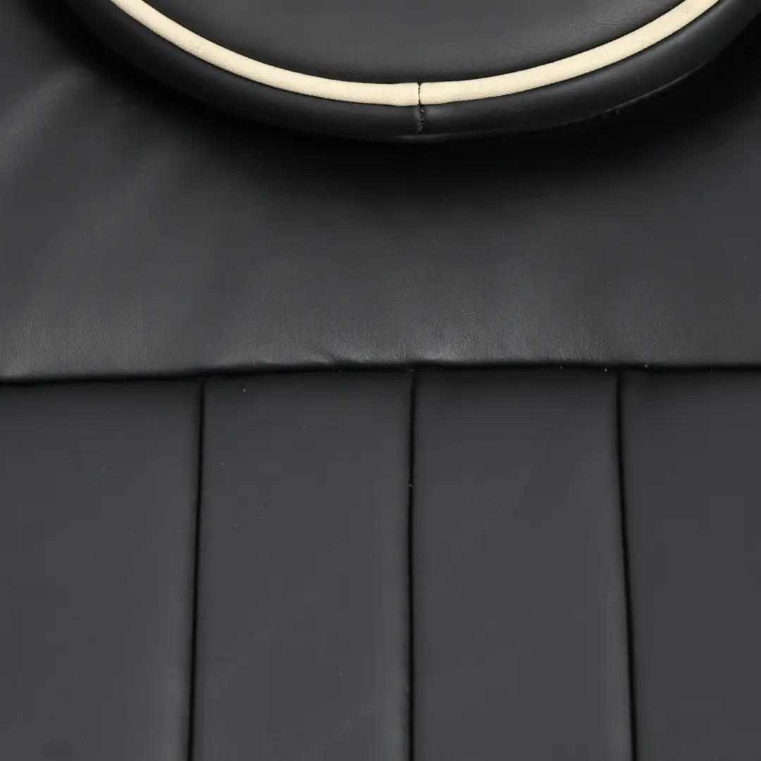 Dossier du siège arrière gauche en cuir noir pour Mini Cooper R55 R56 à propos du numéro de pièce 7270395 Mini Cooper R55 R56 Dossier du siège arrière gauche en cuir noir - SKU 7270395 - Numéro de pièce 7270395