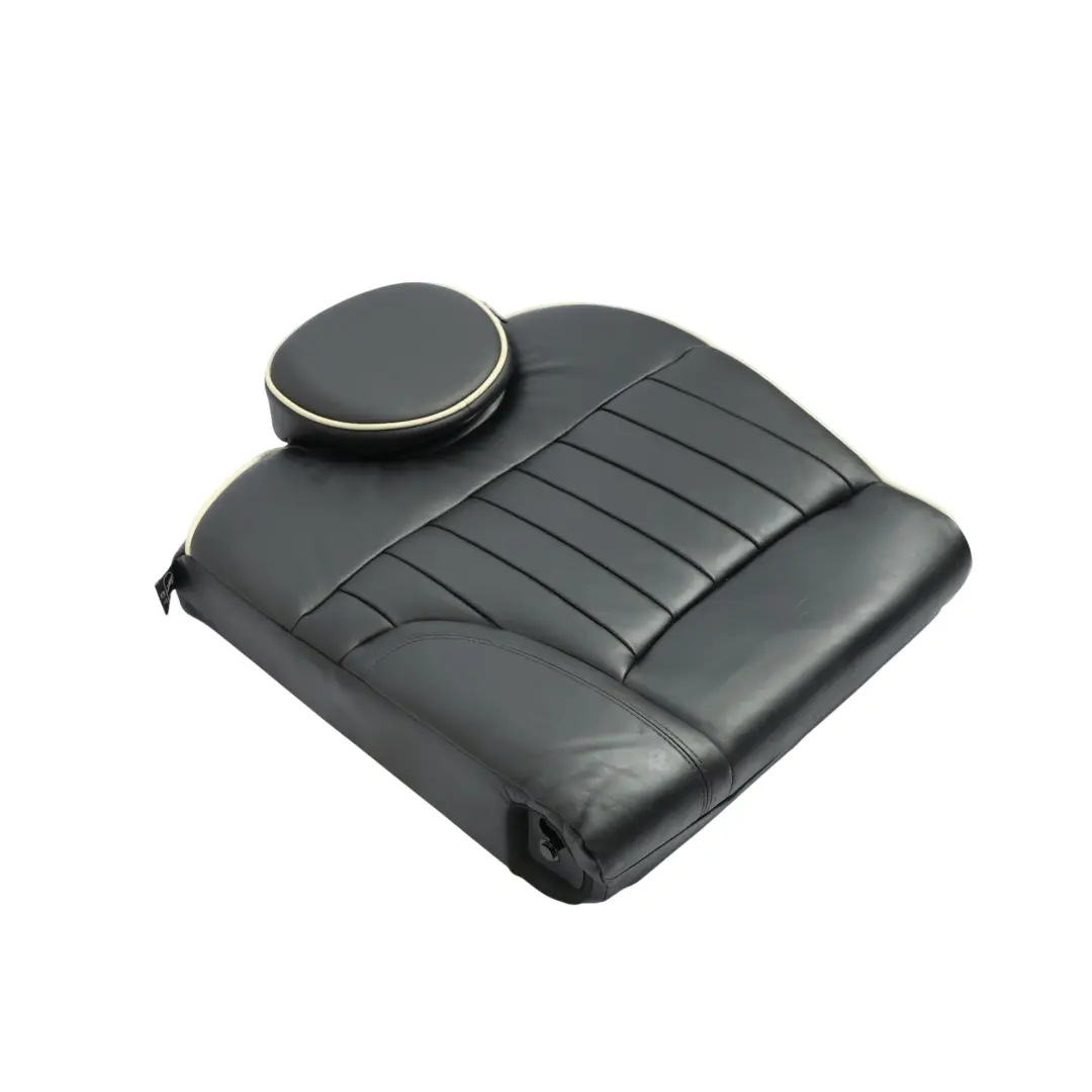 Dossier du siège arrière gauche en cuir noir pour Mini Cooper R55 R56 à propos du numéro de pièce 7270395 Mini Cooper R55 R56 Dossier du siège arrière gauche en cuir noir - SKU 7270395 - Numéro de pièce 7270395